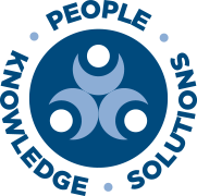 Logo of People Knowledge Solutions, specializing in occupational health and safety services, featuring a professional design.